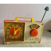 Vintage Fisher Price Toys 1971 Hickory Dickory Dock Radio Clock - $13.94