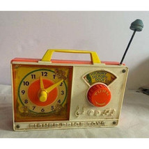 Vintage Fisher Price Toys 1971 Hickory Dickory Dock Radio Clock - £10.88 GBP