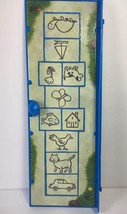 Cranium Playground Board Game Hopscotch Door Panel Blue Replacement Parts Pieces - £7.11 GBP