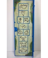 Cranium Playground Board Game Hopscotch Door Panel Blue Replacement Part... - $8.90
