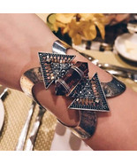 Crystal Empress Statement Cuff - $216.23 CAD