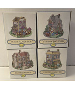 The Bunny Family Village Collection Easter Spring Cottages Figures Lot o... - £24.28 GBP