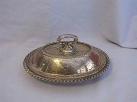 Friedman Silver Co. Silver Plate Oval Covered Butter Dish - $11.87