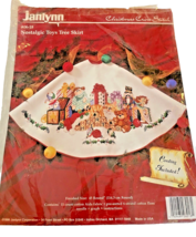 CrossStitch Kit Christmas Janlynn 06-18 Nostalgic Toys Tree Skirt Vtg 1996 - £29.32 GBP