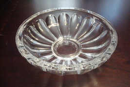 Orrefors Sweden petal design heavy crystal centerpiece signed[*a5] - £155.34 GBP