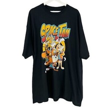 Space Jam 2XL T-shirt mens black mens graphic shirt  - £7.91 GBP