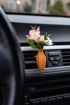 Cardening Car Vase - Cozy Boho Car Accessory for Women Natural Air Fresh... - £9.42 GBP