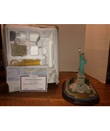 Vintage Danbury Mint Statue of Liberty With COA Tested-Works IOB - $58.95