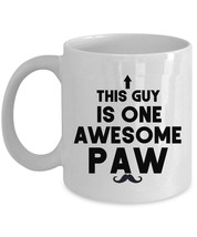 This Guy is One Awesome Paw Coffee Mug Funny Vintage Cup Christmas Gift For Dad - £12.48 GBP+