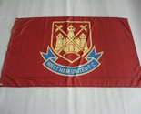 West Ham United Football Club Flag 3x5ft Polyester Banner  - £12.53 GBP