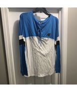 NFL Team Apparel Carolina Panthers Womens Long Sleeve T-Shirt - $558.44 MXN