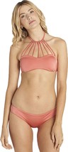 Billabong Women&#39;s Sol Searcher High Neck Bikini Top, Rose Blush, L - $9.59