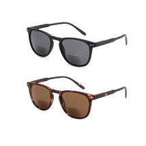 Gafas Sol Bifocales Lectura Hombres Presbicia Cuadradas Clásicas UV400 D... - $39.98+