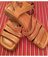 NEW ECCO Womens Brown Leather Buckle Fisherman Sport Sandals 4.5UK - 6.5... - $19.99