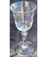 Antique Crystal Stemmed Goblet - VGC - GORGEOUS TEARDROP STEM - SATURN O... - $33.94 CAD