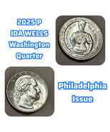 US 2025 P IDA WELLS Washington Qtr - Philadelphia Issue - Bright UNC Col... - $4.79 CAD