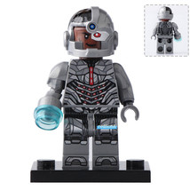 Cyborg (Nice arm) DC Universe Superheroes Lego Compatible Minifigure Bricks Toys - £2.40 GBP