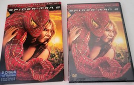 SPIDER-MAN 2 •Full Screen Special Edition DVD Video Movie Discs w/ Case Marvel  - £7.42 GBP