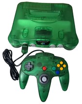 Mint Funtastic Jungle Green N64 Console W Controller &amp; Cords - Nintendo Discount - £205.09 GBP