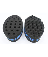 Double Side Barber Magic Hair Brush Sponge Locking Afro Curl Twist Dread... - €9,62 EUR