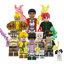 8Pcs JoJo&#39;s Bizarre Adventure Minifigures Dio Avdol Star Platinum Mini B... - $27.99