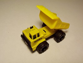 Tonka Dump Truck Yellow Diecast Plastic McDonalds 1992 Loose - $3.99