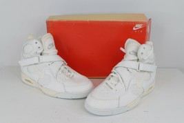 NOS Vintage 90s Nike Air Ascension High Sneakers Shoes White Womens 7.5 ... - $98.95