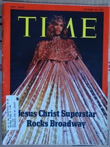Vintage Time Magazine Jesus Christ Superstar Rocks Broadway 25 October 1971 - £18.66 GBP