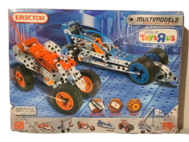 Erector  Construction Set 50  Models 610+ Pieces Toys R Us Exclusive *READ* - £98.82 GBP