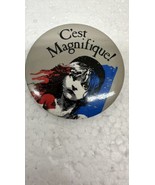 Official Les Misérables C&#39;est Magnifique Pinback 2.25 Broadway Button. 1... - $9.85