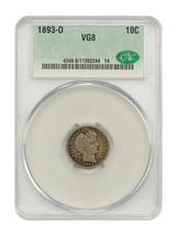 1893-O 10C CACG VG08 - £81.39 GBP