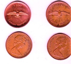 Canada coin - Elizabeth II Penny  - Canada 1867 - 1967 - £1.76 GBP