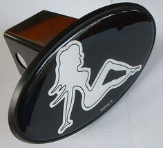 Hitch Cover Plug Lady Woman Figure Silhouette Trailer Truck 2" Inch Rece... - $16.82