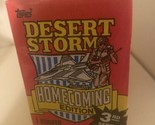 1991 Topps Desert Storm Homecoming series 3rd series Single Wax Pack - £3.14 GBP