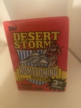 1991 Topps Desert Storm Homecoming series 3rd series Single Wax Pack - £3.12 GBP