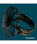 vintage Sterling silver 925 1950s Sunface Ring size 6 - $250.15 CAD