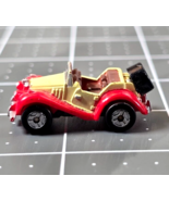 1986 Galoob Micro Machines MG TF 1954 Convertible Red &amp; Cream 1 CAR W/ B... - $6.92
