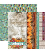 Autumn Air 12 X 12 Double Sided Scrapbook Paper - Single Sheets - $22.81 MXN