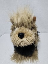 Battat Yorkie Plush Yorkshire 9” Terrier Realistic Dog Black Brown Stuff... - $14.46