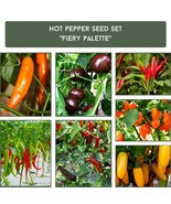 Spice Lover&#39;s Dream - &#39;Fiery Palette&#39; Hot Pepper Seed Kit, Non-GMO, Idea... - £19.23 GBP