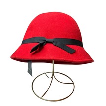 Hat Attack Red Cloche Hat New - £34.23 GBP