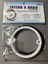 Extend-O-Drain 3-3/8" Shower Drain Height Extension Kit CEAD-338R  Made ... - $12.77