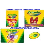 CRAYOLA Classic CRAYON STORE 4 Choices 24 64 120 Coloring book &amp; drawing... - €8,54 EUR+