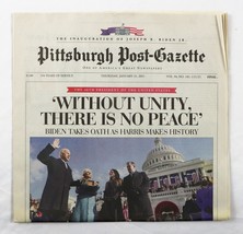 Jan 21 2021 Joe Biden Kamala Inauguration Pittsburgh Post Gazette Newspaper - £39.41 GBP