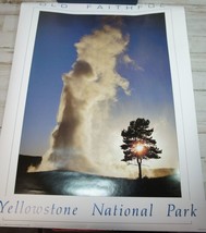 1992 Old Faithful Yellowstone National Park Print #14004 Jeff Henry Photo 18x24 - £8.53 GBP