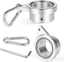 Flagpole Ring Set with Bearings, Aluminum Alloy Flag Pole Rings, 360°Rot... - $20.54