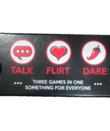 Talk, Flirt, Dare 3 Games in 1 Romantic Game for Couples Date Night Idea... - $22.75