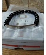 Plunder Design Trendy Find Her Bracelet Black Beads PB591 - £7.85 GBP