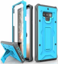 Samsung Galaxy Note 9 Case Military Grade Protection Screen Protector Blue - £34.45 GBP