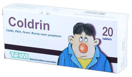 Colds, Pain, Fever, Runny nose symptoms effectiv treatment COLDRIN pills, 20 pcs - £5.37 GBP